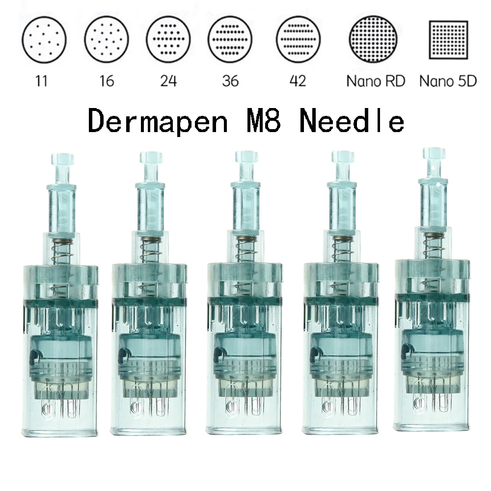 Microneedling dermapen m8 needle cartridge Replacement disposable micro needles professional for derma pen m8 face skin care