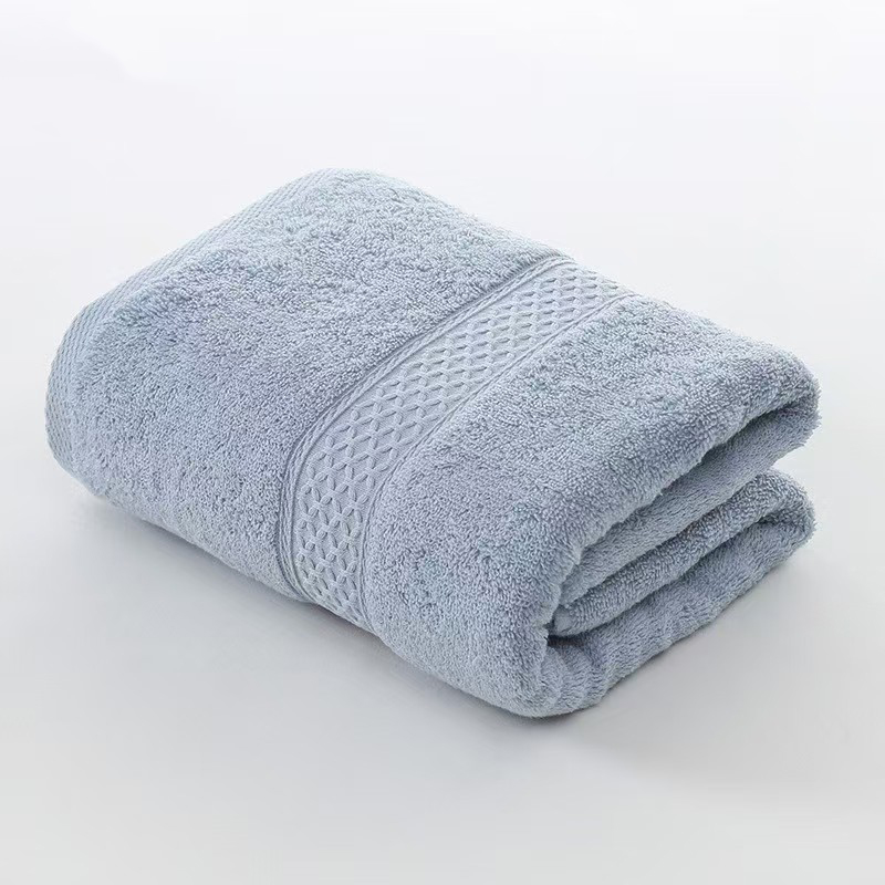 Serviette de bain en coton, solide, douce et absorbante, usage polyvalent pour hôtel