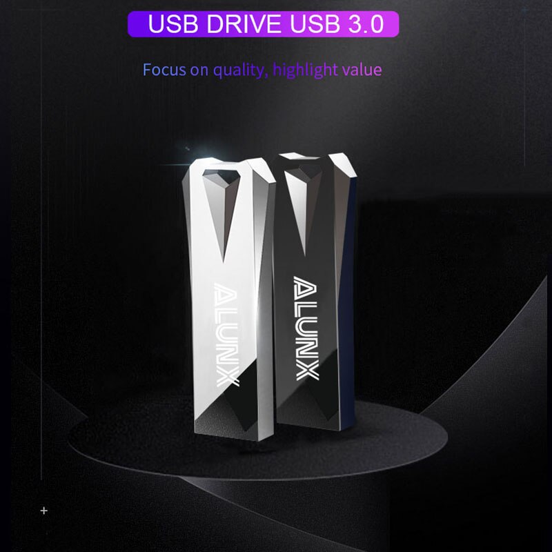 ALUNX USB 3.0 clé USB 64 Go Memory Stick 32Gb 4 Gb Métal Usb Flash Drive 128Gb Pen Drive 64 Gb 8Gb Usb Stick 16 Gb