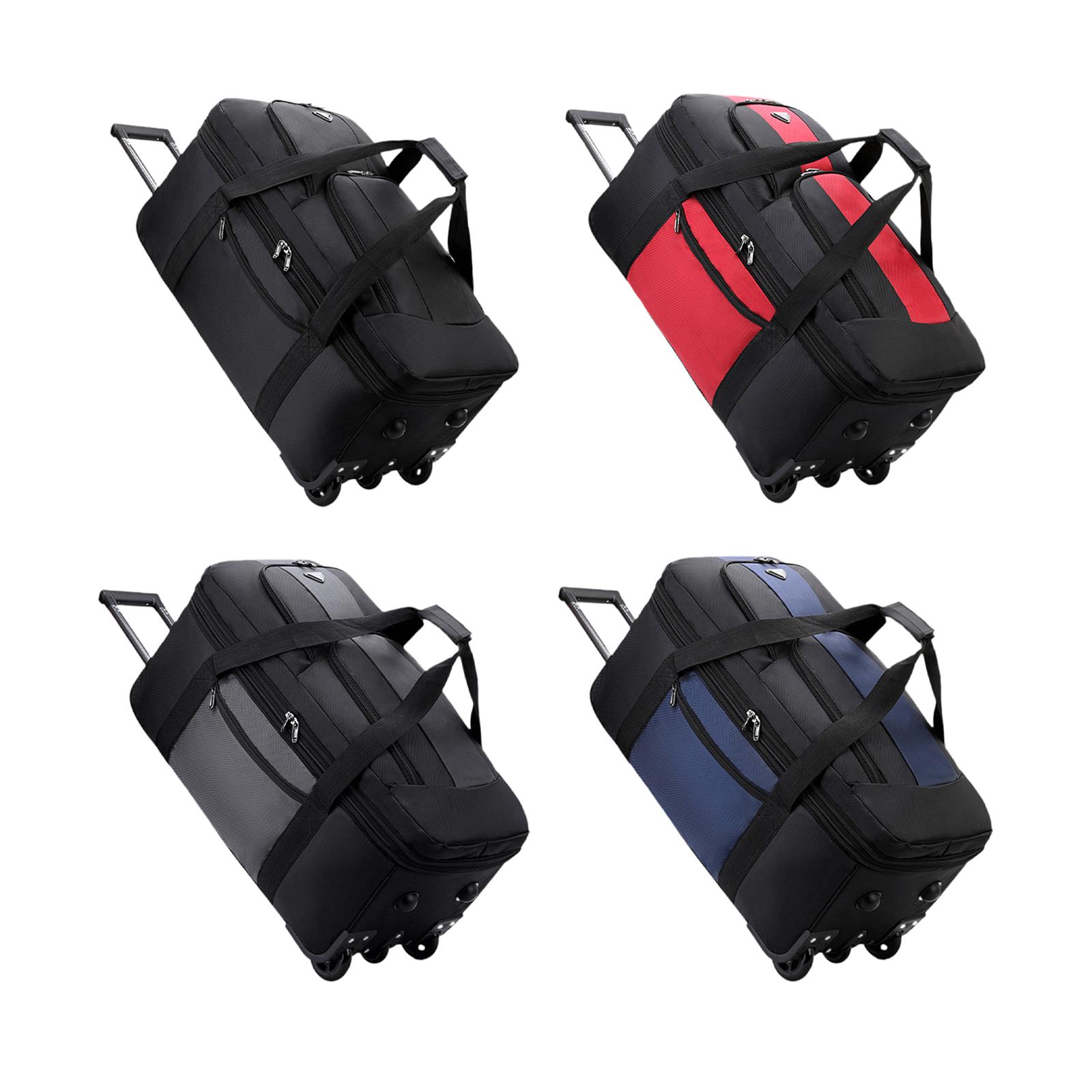 Bolsa de lona com rodas Bolsa de roupas com rodinhas para viagens de negócios ao ar livre