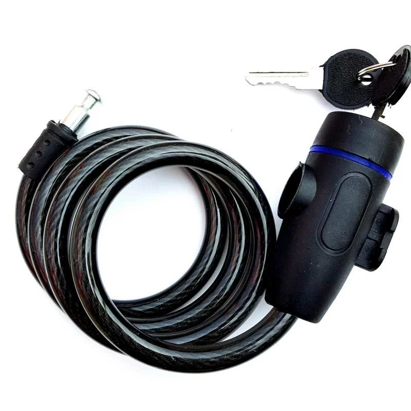 Lucchetto per catena per moto resistente Lucchetto per bici antifurto in metallo da 80 cm con 2 chiavi per la massima sicurezza e il rinforzo della bicicletta