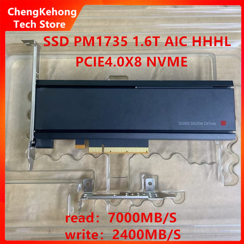 Para Samsung PM1735 1,6 TB PCIe 4.0X8 inserción de tarjeta AIC nuevo protocolo NVMe Original con ultraalta velocidad y alta vida útil