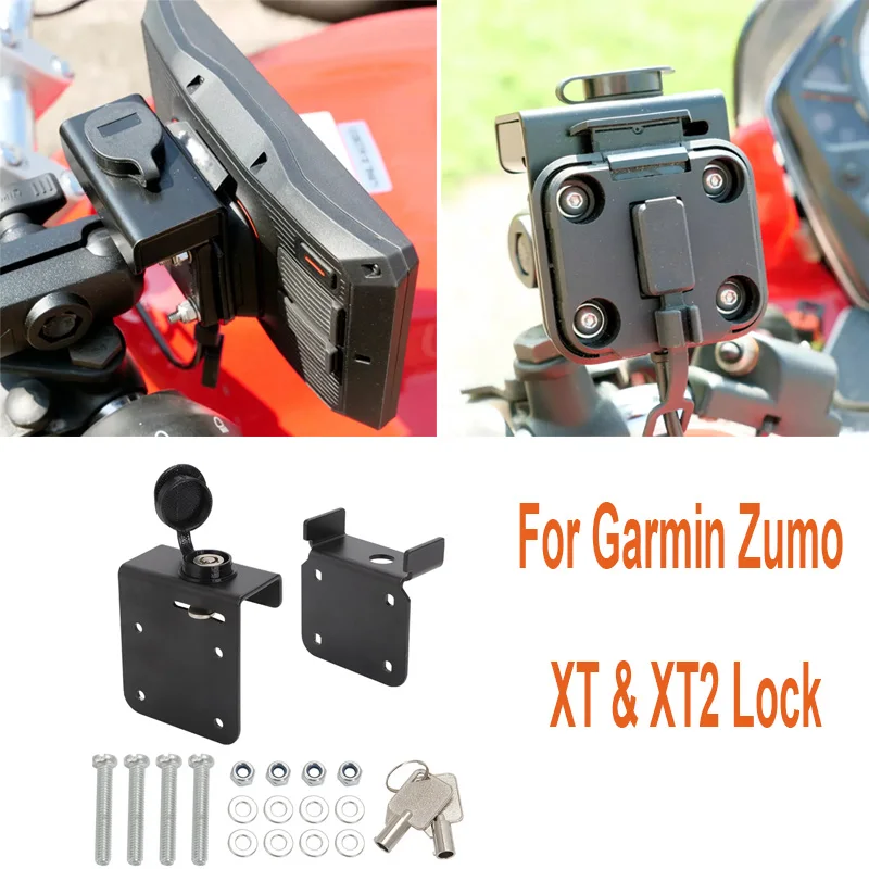 Para Garmin Zumo XT o XT2 montaje GPS Kit de bloqueo soporte de montaje de bloqueo de aluminio