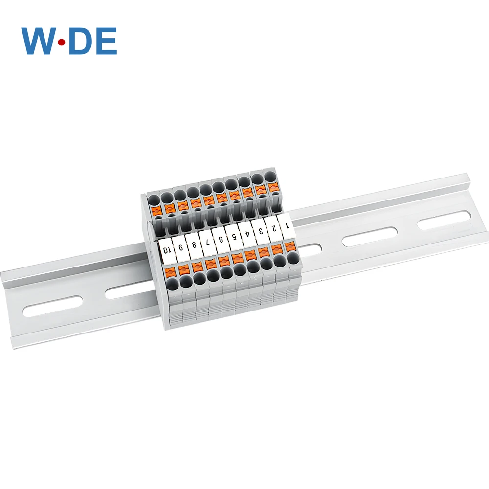 1 pieza de carril Din de aluminio para relé de bloque de terminales C45 DZ47 espesor 1,5mm NS35 Material de aluminio 35mm tipo Universal