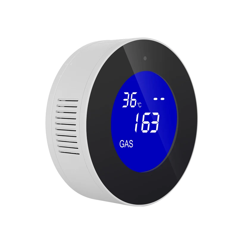 Tuya WiFi แก๊ส LPG เซ็นเซอร์รั่ว Fire Security เครื่องตรวจจับ APP ควบคุมความปลอดภัยสมาร์ทบ้านเซ็นเซอร์รั่วสนับสนุน smart life app