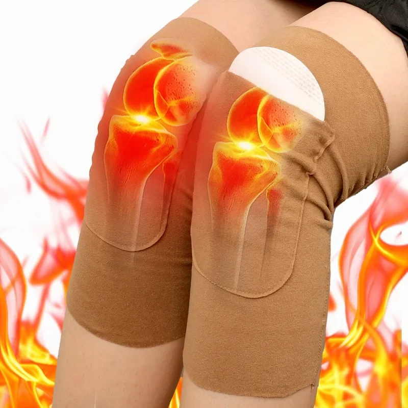 กระเป๋ากํามะหยี่อุ่นขาอุ่นแขนเข่าสนับสนุนฤดูหนาว Kneepad ความร้อนเข่า Pad BRACE การบีบอัดเข่าอุ่น Protector