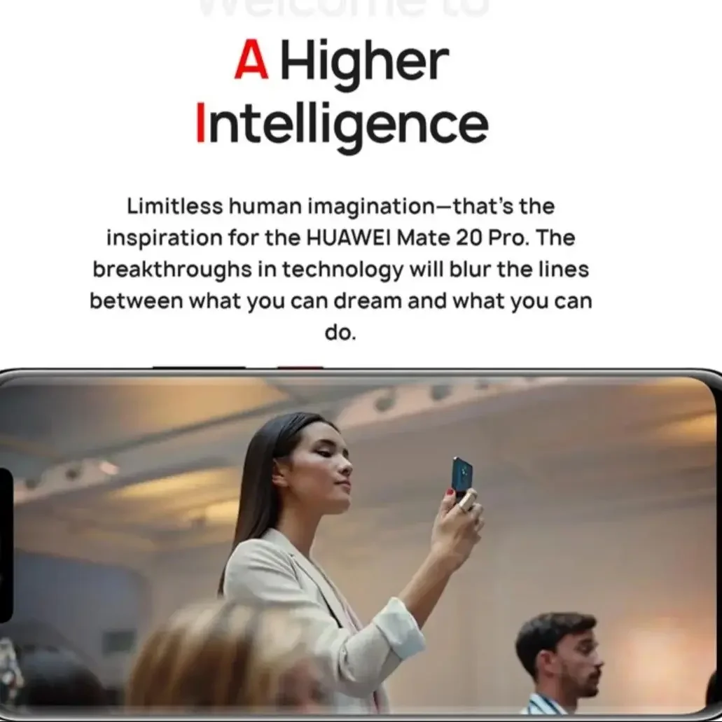HUAWEI Mate 20 Pro Smartphone Global Version 6.39 inch 8+256GB ROM 40MP 4200mAh Mobile phone Android Google Play Store celulare