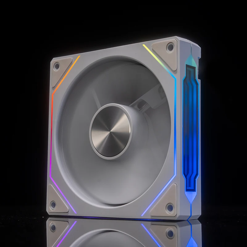 Jungle Leopard Prism 4 RS Case Fan 120mm 5V 3Pin ARGB Cyclic Mirror Light Effect PWM 800-1800RPM Cooling Fan