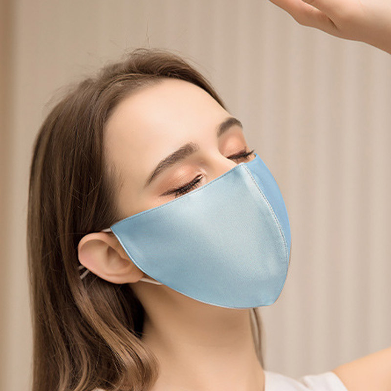 Winsleter, 100 % echte Seide, Sonnenschutzmaske, Damen, solide, dünne, vielseitige, täglich verstellbare Maske, 2025, Frühling, Sommer, neu, A4D925CC
