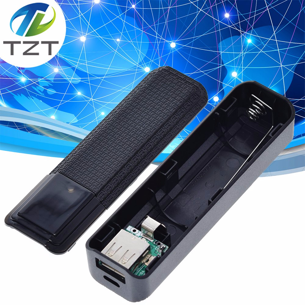Новое портативное мобильное зарядное устройство USB Power Bank, чехол для аккумулятора 1x18650 DIY