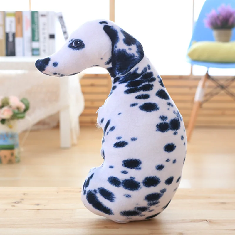 50 ซม.3D สุนัขจําลองของเล่นตุ๊กตาหมอนนุ่มเหมือนจริง Plushies ตุ๊กตาสัตว์หมอนสําหรับเด็กตกแต่งบ้านของขวัญวันเกิด