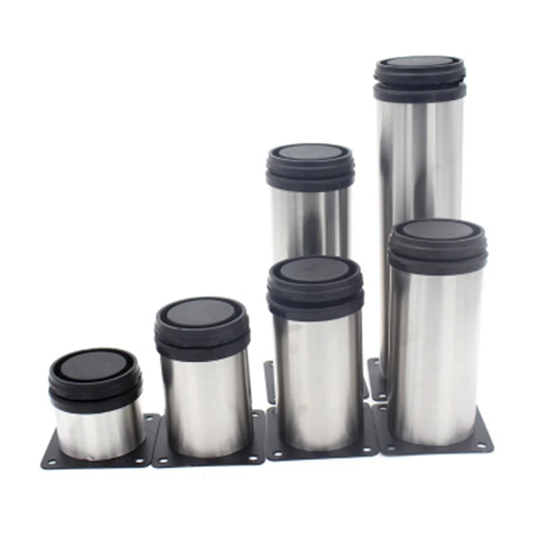 1 Máy Tính 5CM-20CM Đồ Nội Thất Có Thể Điều Chỉnh Tủ Chân Thép Không Gỉ Đồ Chân Tủ Bàn Sofa Giường Đôi Bàn Chân đồ Nội Thất Ôm Chân