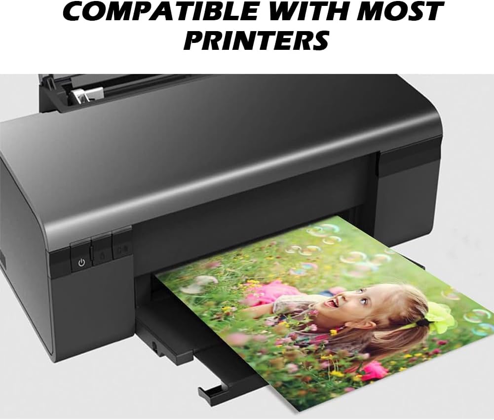 A3/A4/A5 Photo Paper 20Sheets, Waterproof Glossy for Photo Paper,230gsm Card Paper Inkjet Photo Paper