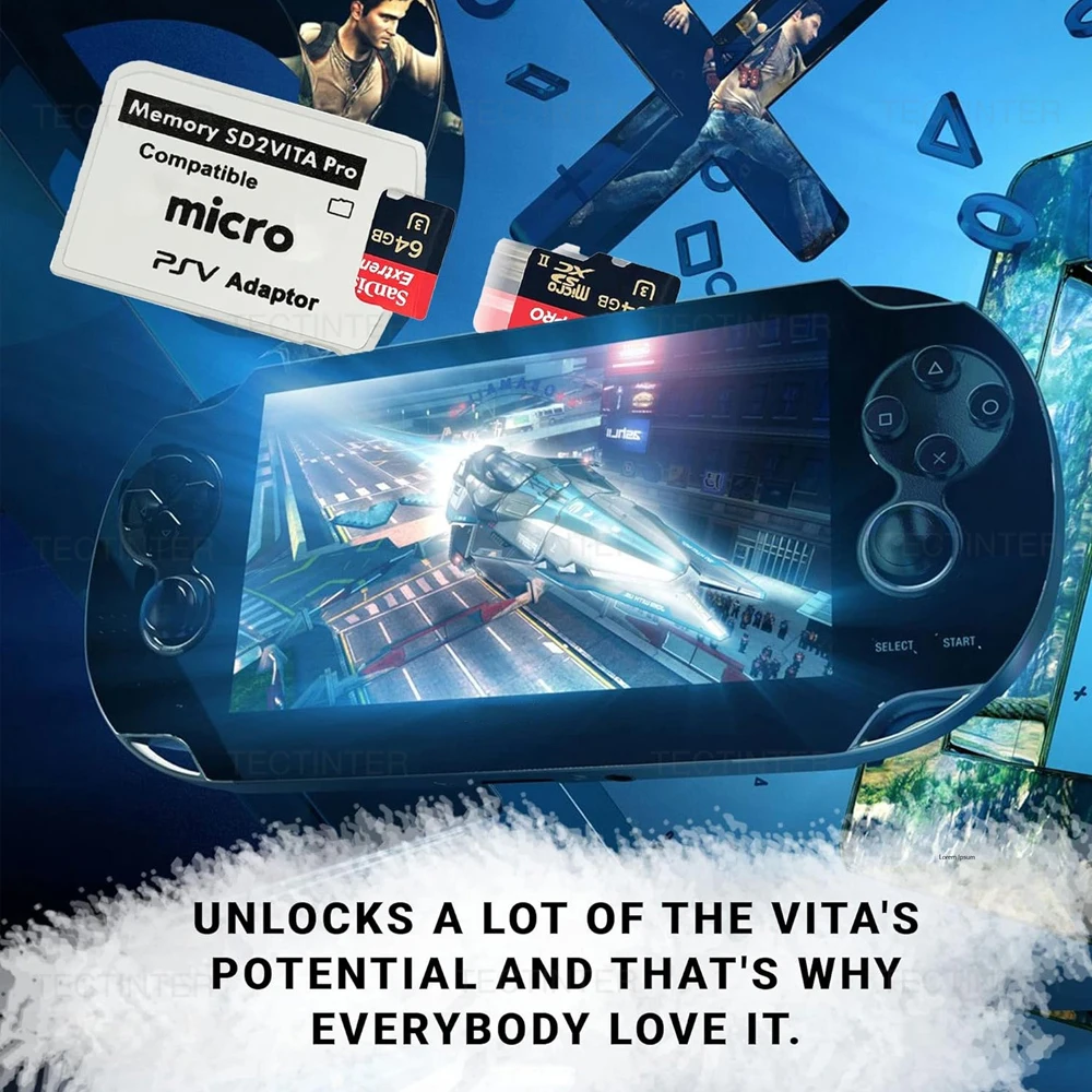 For PSVita SD2VITA 6.0 Micro Memory Card Adapter For PS Vita 1000 2000 Henkaku 3.65 System SD Game Card Slot Converter