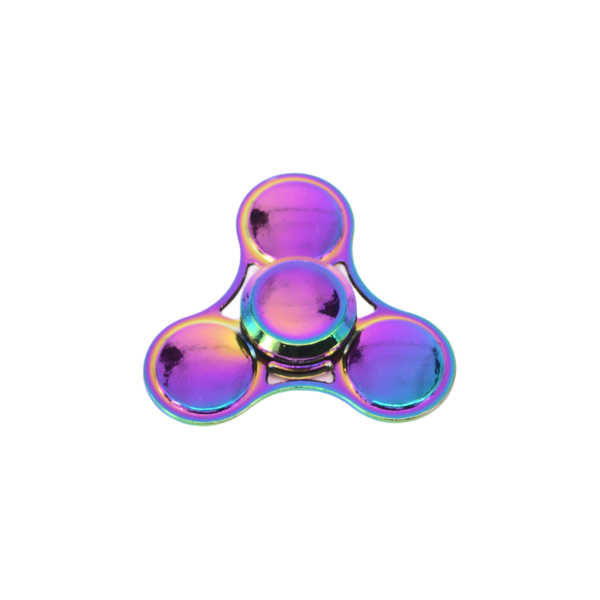 Cầu Vồng Đồ Chơi Con Quay Fidget Spinner Kim Loại UFO Nhỏ Cầm Tay Ngón Tay Con Quay Quà Tặng Cho Trẻ Em Người Lớn Quay Đầu Tập Trung Để Bàn Đầu Ngón Tay