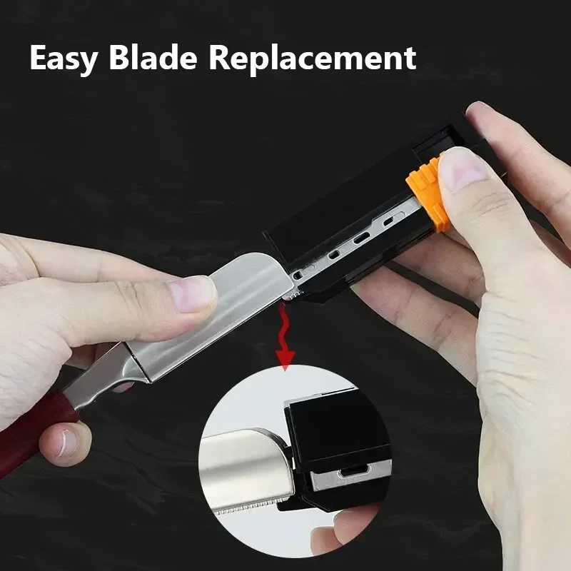 15 stks/doos Mannen Scheren Scheermesjes Professionele Kapper Rvs Vervanging Enkelzijdig Scheerapparaat Mesh Veiligheid Scheermes Messen