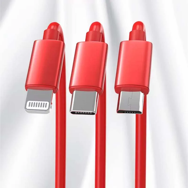 3 In 1 Fast Charger USB Data Cable Car Accessories For BMW M Performance M3 M4 M5 X1 X3 X5 X6 X7 F10 F20 F22 F30 G20 G30