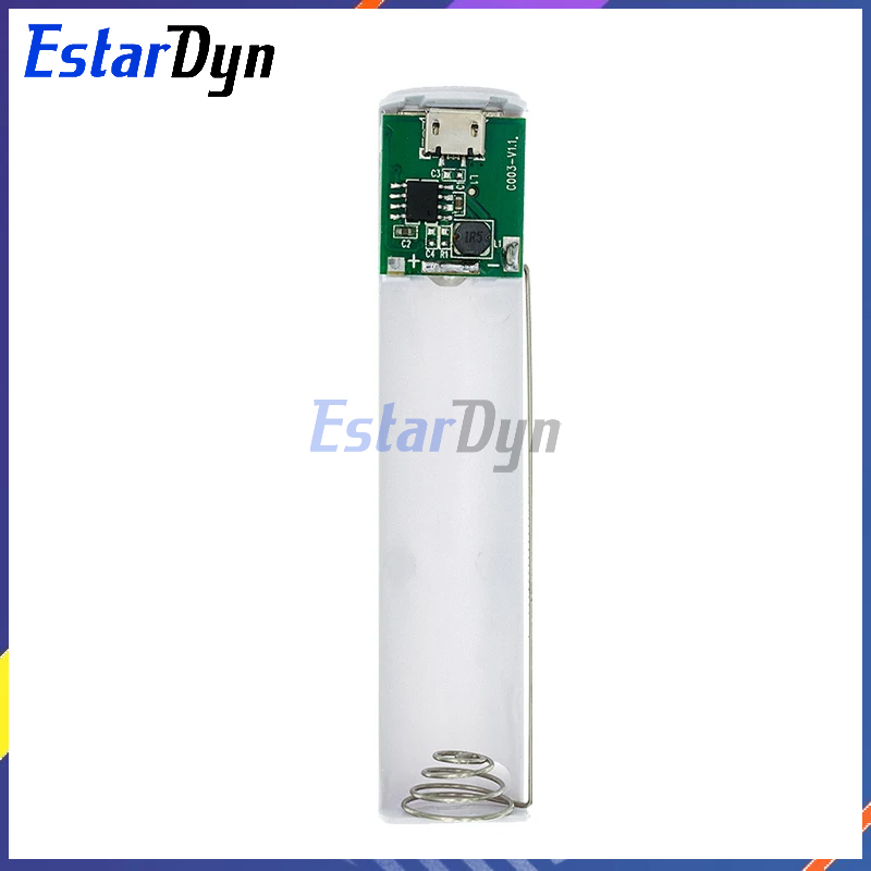 Estadyn โลหะ Power Bank DIY ชุดกล่องเก็บฟรีชุดเชื่อม 1X18650 แบตเตอรี่ 5V 1A USB ภายนอก Charger โทรศัพท์สมาร์ท