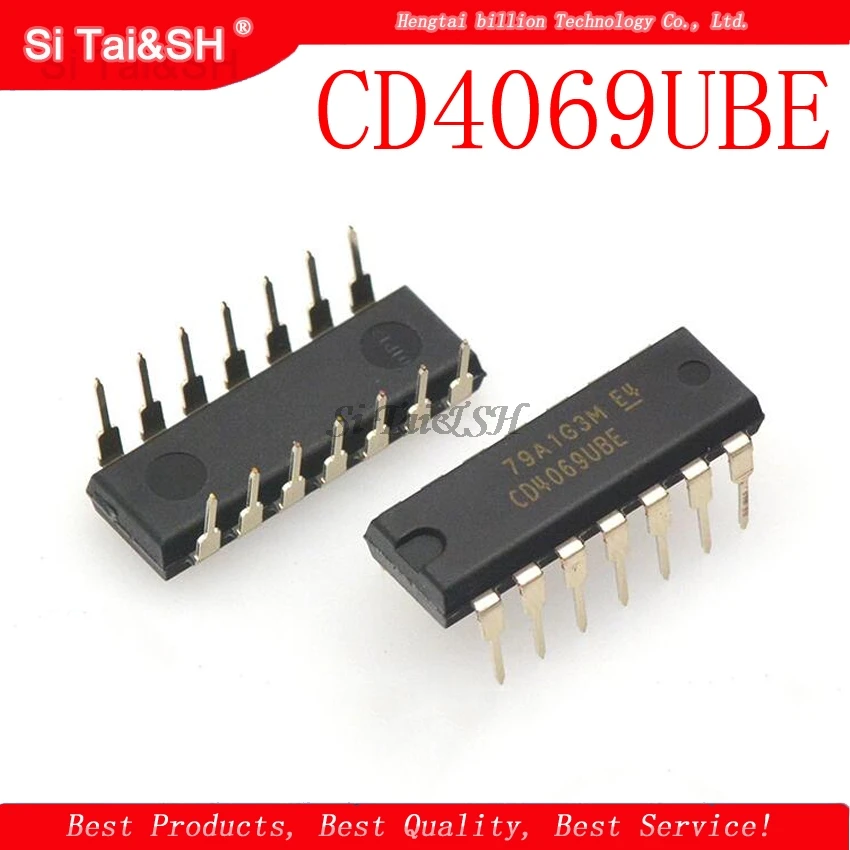 10 шт. CD4069UBE CD4069U CD4069 Водонепроницаемый корпус