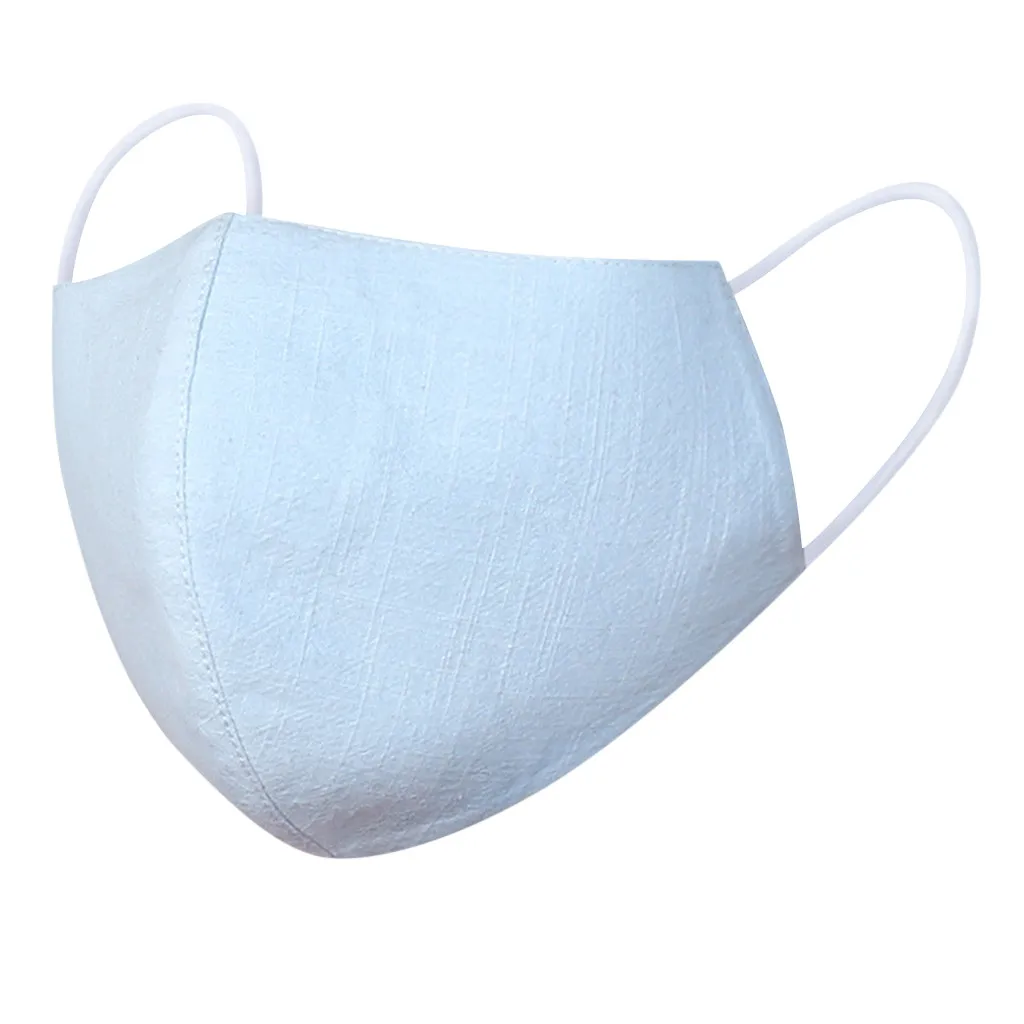 Mascarilla facial de algodón lavable y reutilizable para exteriores, máscara protectora con estampado de terciopelo, Color sólido, cómoda, aislamiento Personal