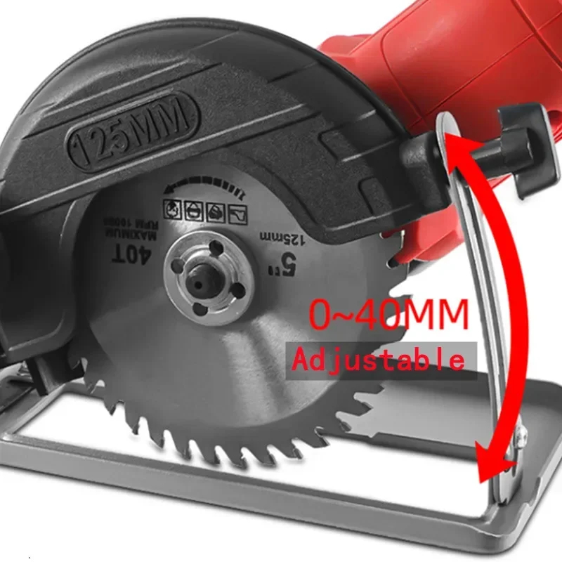 Sin polvo 45 °   Soporte de posicionamiento de profundidad de corte ajustable, amoladora angular, máquina de corte de adaptación, Base de ranurado para 100-125MM