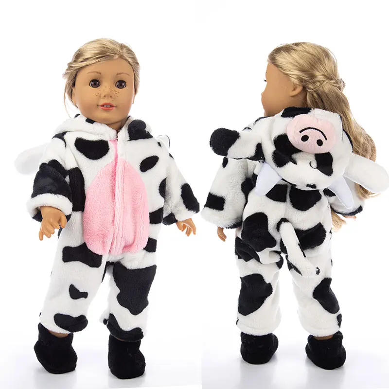 Động Vật Mới Bộ Đồ Ngủ Cho Búp Bê American Girl 18 Inch 45Cm Thế Hệ Chúng Ta Búp Bê, Bé Gái Búp Bê Bộ Quần Áo Và Phụ Kiện