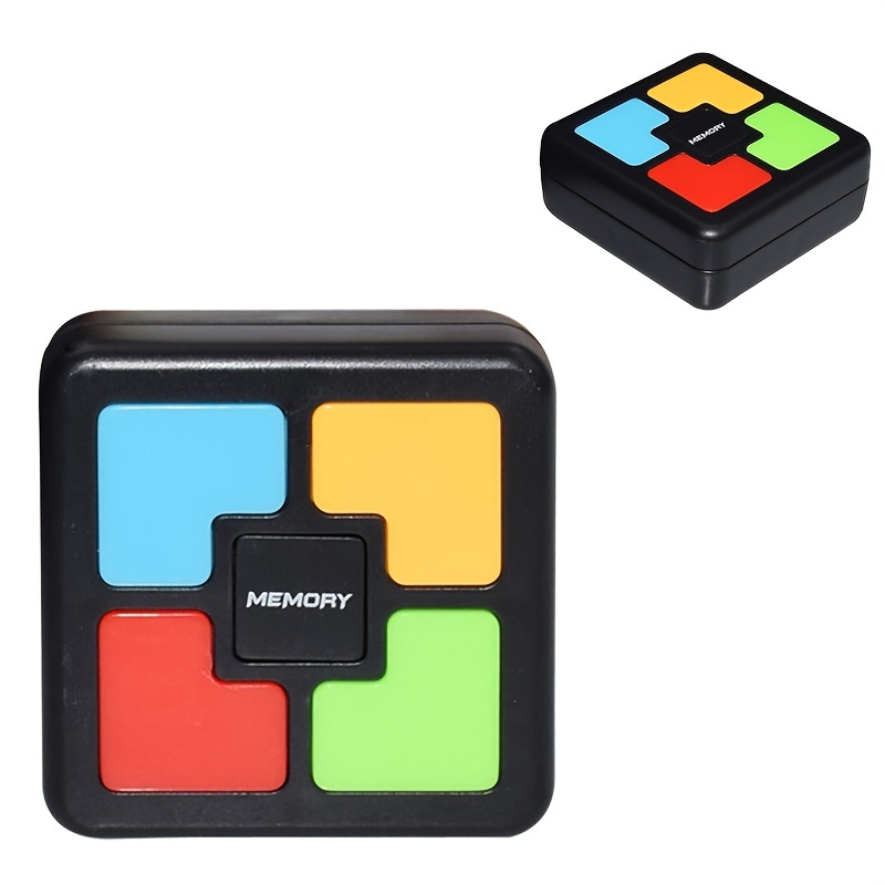 Máquina de jogo de memória educacional com luzes sons brinquedo interativo jogo de treinamento de memória brinquedos engraçados para crianças