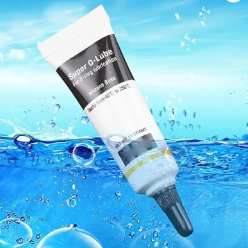 10g graxa de silicone vedação à prova d'água anel de vedação de graxa de silicone à prova d'água lubrificação com graxa de lanterna