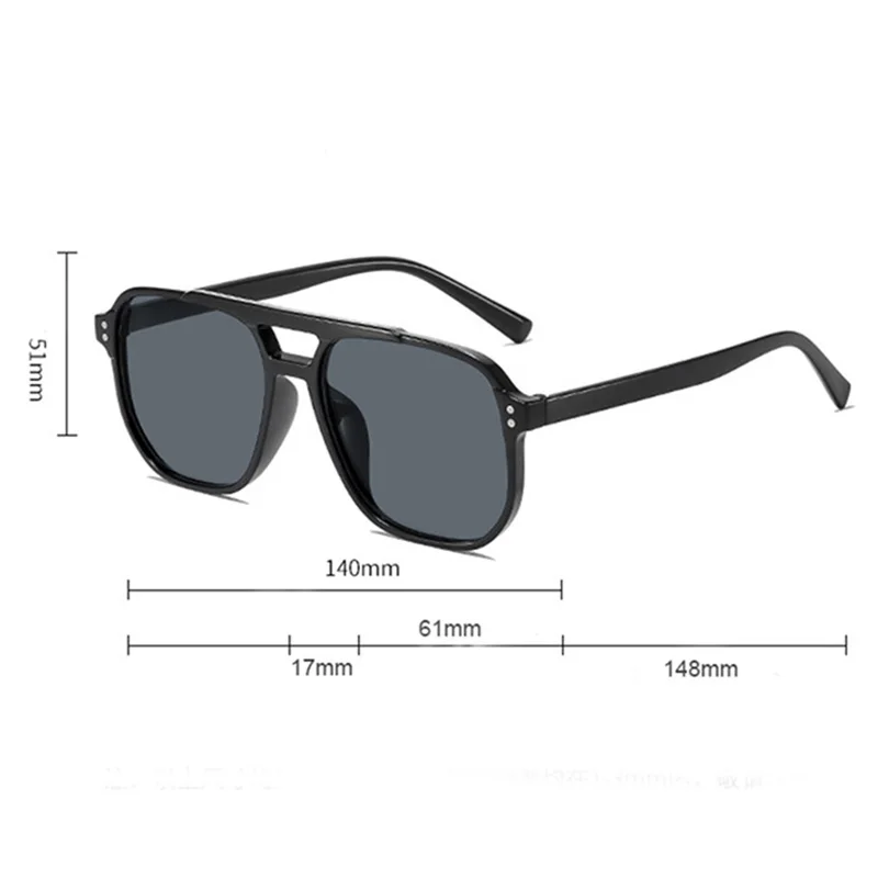 Vintage Männer Frauen Große Sonnenbrille Männer Platz Shades Marke Designer Unisex Sonnenbrille Schwarz Objektiv Männlich Weiblich Sonnenbrille UV400