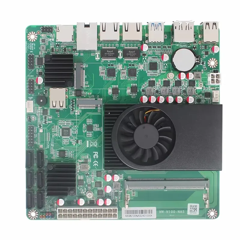 Neues 1*10G 2*i226-V 2,5G 3LAN 10G NAS Motherboard Intel i3-N305 N150 6-Bay 2*NVMe 6*SATA3.0 1*DDR5 Firewall Router ITX Mainboard