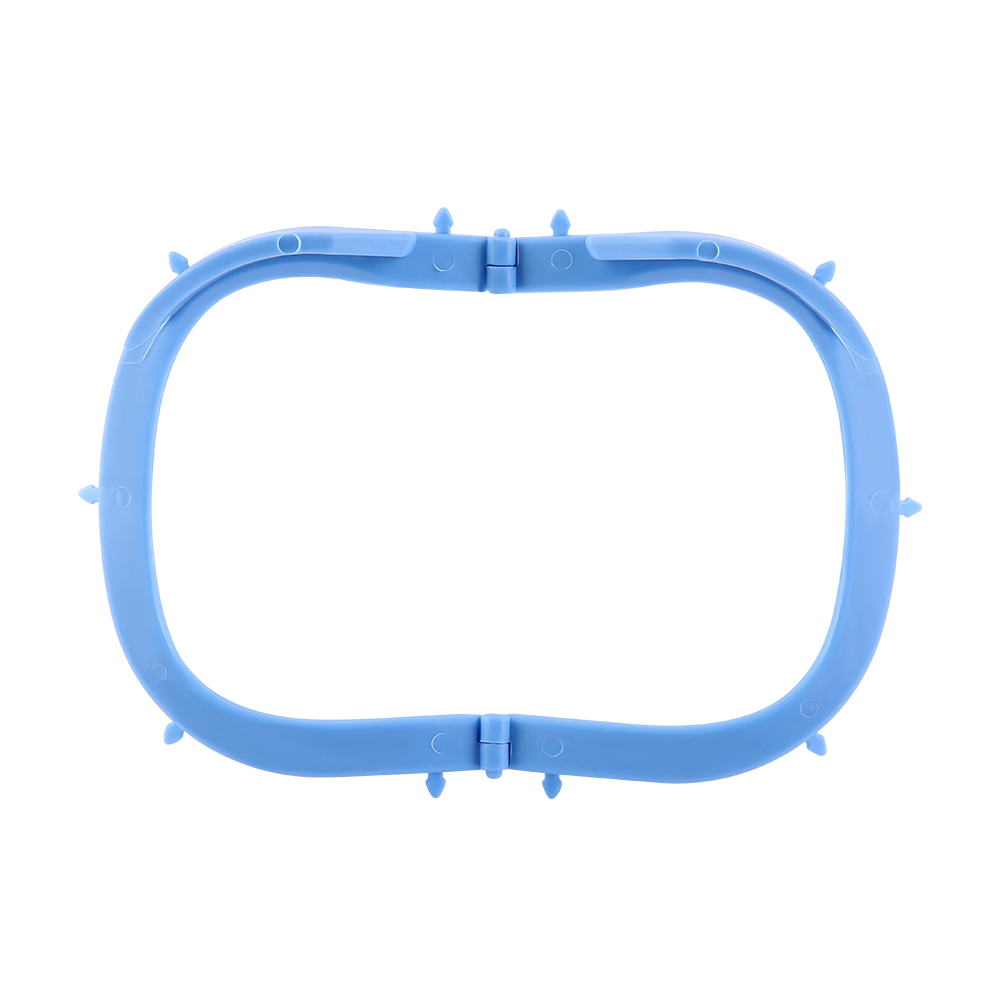AZDENT 1 Pcs Dental Foldable Frame Plastic Rubber Dam Sheets Bracket for Dental Operation 134℃ Oral Barrier Tools