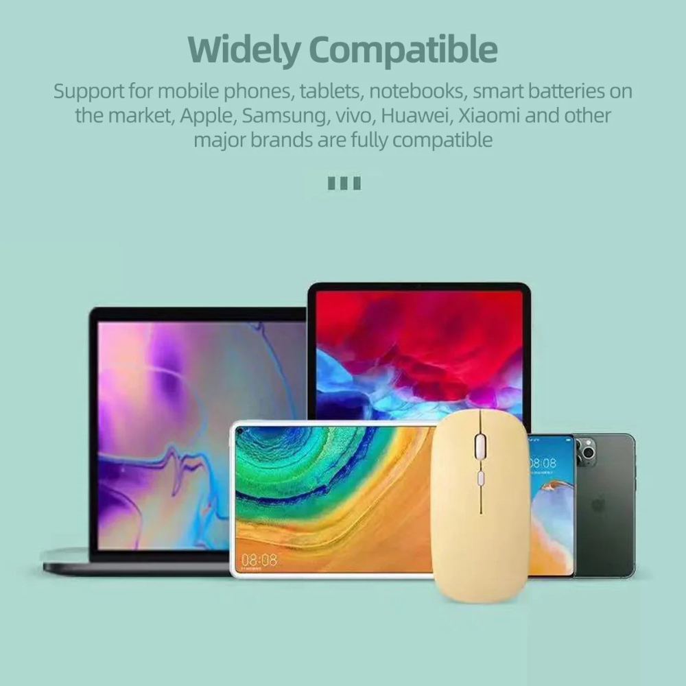 Ratón Bluetooth silencioso Marcaron ordenador portátil ratón óptico inalámbrico para iPad Samsung tableta ratones universales silenciosos
