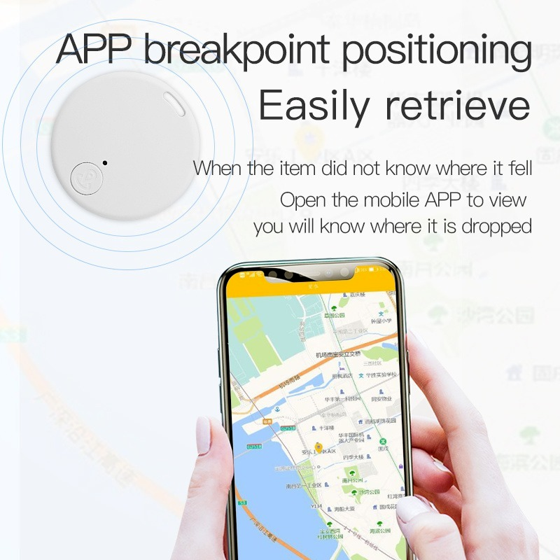 Rastreador Mini GPS con Bluetooth, dispositivo antipérdida, bolsa para mascotas y niños, seguimiento de billetera para IOS/Android, localizador inteligente, accesorios