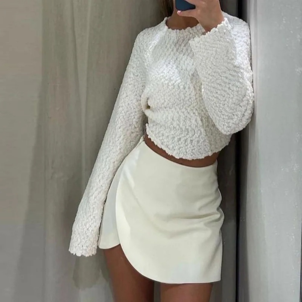 Vrouwen Hoge Taille Bruine Rok Broek Stijlvolle Zomer Roze Zwarte Mini Rok Shorts Asymmetrische Casual Off White Skort