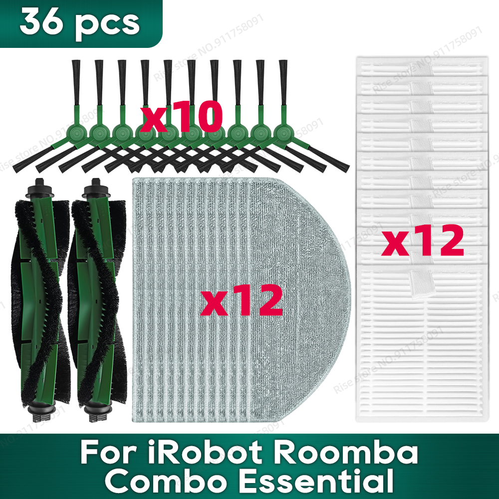 Совместим с iRobot Roomba Combo Essential, (Roomba Vac Essential), Roomba 105, комбинированные аксессуары Roomba 104, запасные части