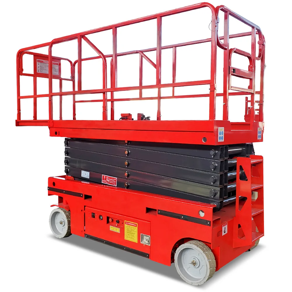 Platform Electric Hydraulic Table Lifting Equipment Tracked Self Propelled Scaffolding Ladder Aerial Work Crawler Scissor Lift