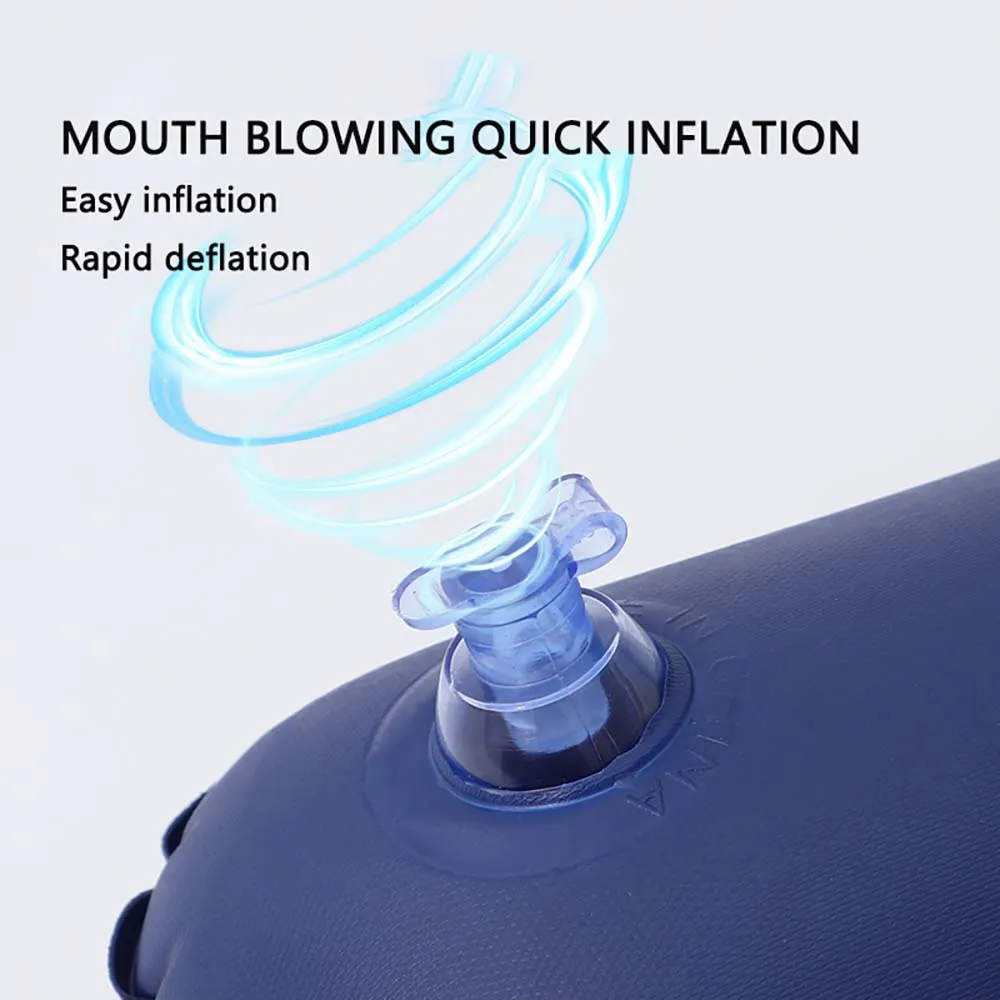 TARKA  Air Cushion Pillows Outdoor Camping Sleep Cushion Folding Square lnflatable Pillows Travel Hiking Plane Head Rest