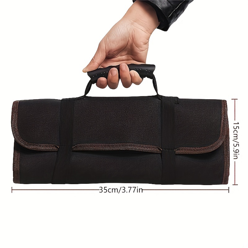 22 tasche Oxford Canvas Folding Wrench Roll Storage Tools rullo manuale impermeabile