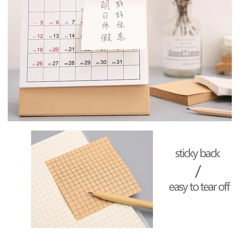 80 แผ่น Sticky Notes เครื่องเขียนสติกเกอร์สํานักงานบุ๊คมาร์ค Daily Planning เคล็ดลับโรงเรียนโน้ตบุ๊ค