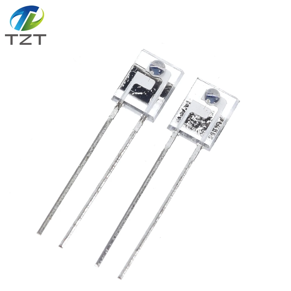 TZT 10pcs PT908-7C-R Infrared Receiving Tube Square Side Photosensitive Receiving