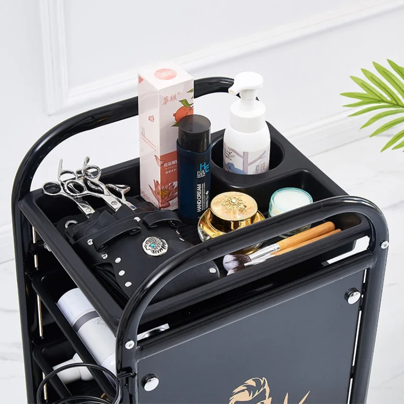 Multi-Purpose Trolley para Barberia, Organizador Profissional de Cabeleireiro, Transporte Coisas, Mobiliário De Barbeiro, Cabeleireiro