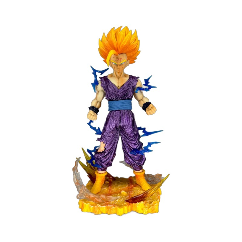 25ซม.Dragon Ball ZอะนิเมะSon Gohan Action Figurine Super Saiyan 2โทรศัพท์มือถือเกมของเล่นเด็กตกแต่งSon Gokuฟรีของขวัญ