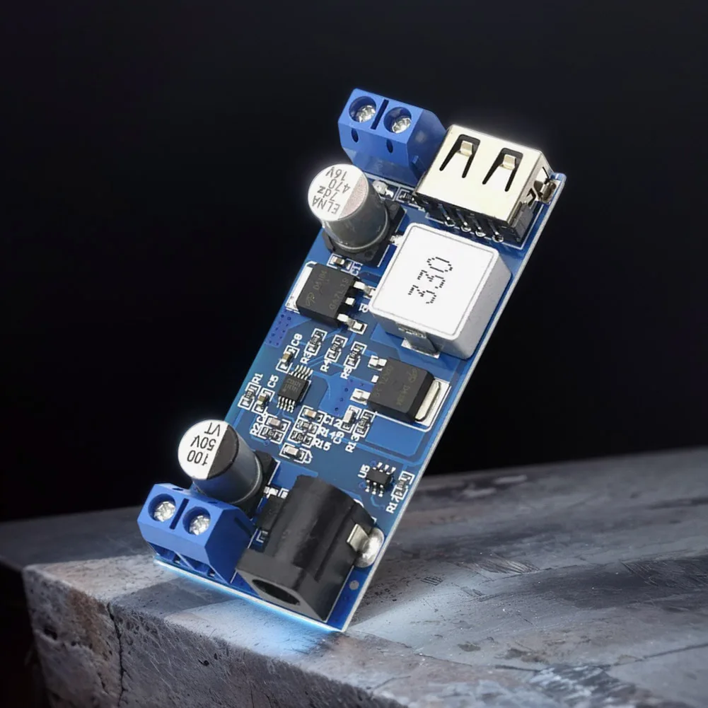DC-DC 24V/12V Zu 5V 5A Step Down Netzteil Buck Converter Ersetzen LM2596S Einstellbare USB Step-down Lade Modul Für Telefon