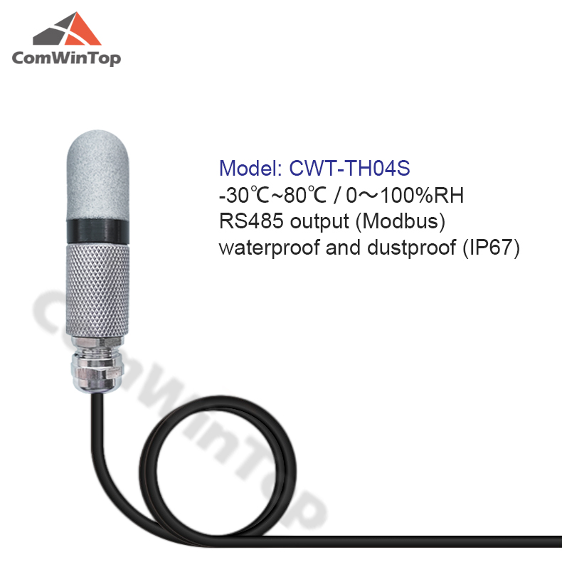 Sonda del sensor de humedad y temperatura a prueba de agua RS485 Modbus