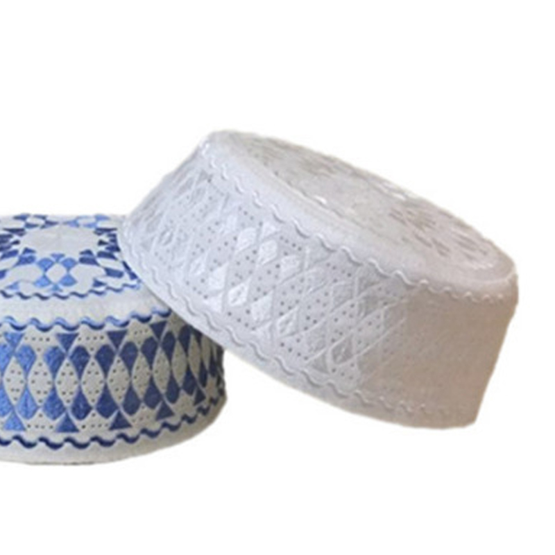 BOHOWAII Hồi Giáo Cầu Nguyện Nón Nam Bonnet Hồi Giáo Do Thái Nắp Tiếng Ả Rập Thêu Bò Chapeau Musulman Mũ Đợi Đầu Đa Năng