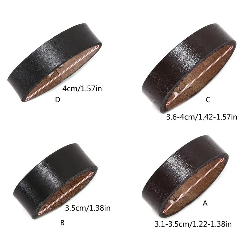 เข็มขัดเอววินเทจของแท้ LOOP ที่ละเอียดอ่อนเข็มขัดเอว Keeper LOOP DIY เข็มขัดอุปกรณ์เสริม Western COWBOY ROCK สไตล์