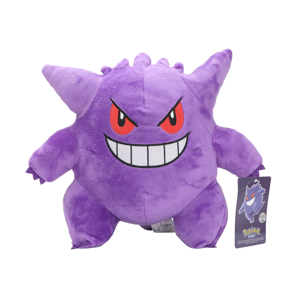 Gengar-muñeco de peluche Original para niños, muñecos de peluche suaves, regalos maravillosos, muñecos suaves Kawaii, juguetes Piplup de dibujos animados, regalo