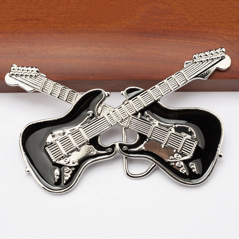 Hợp Kim Kẽm Đôi Đàn Guitar Lưng Rộng 4Cm