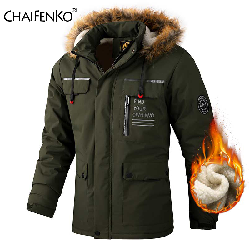 Inverno novo velo quente grosso parkas moda masculina com capuz gola de pele à prova de vento parka casaco masculino clássico jaqueta casual