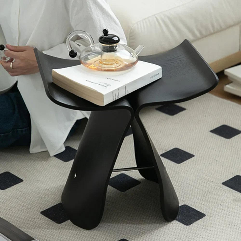 Chaise papillon au Design créatif nordique, Table d'appoint, Table d'angle, tabouret de salon, tabouret d'art, chaise de salle de bain, meubles de maison